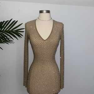 Sparkly fashion nova mini dress
